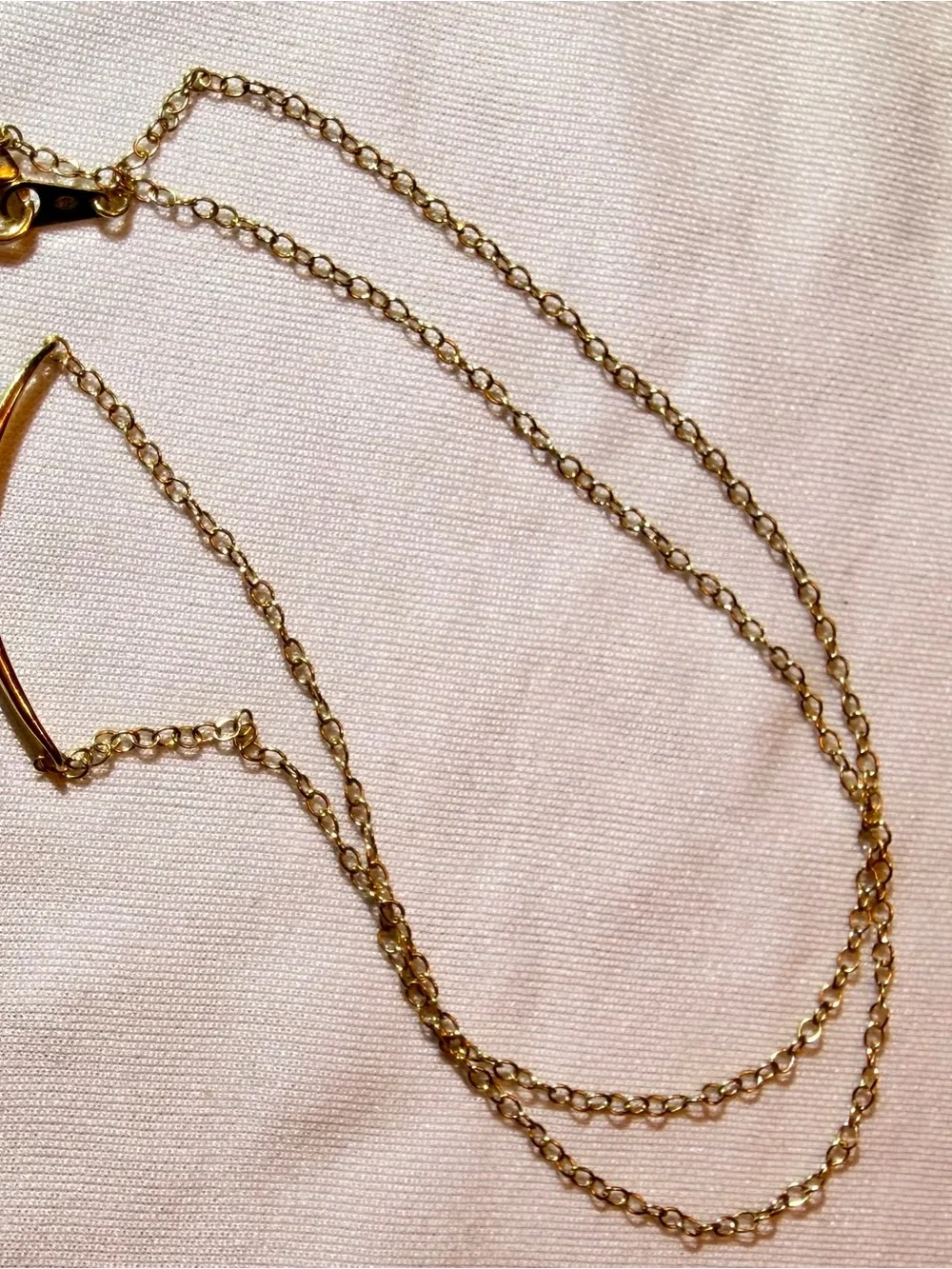 18K Gold Over Sterling Silver Ruby & Diamond Pendant Necklace 18” 0.06CTW